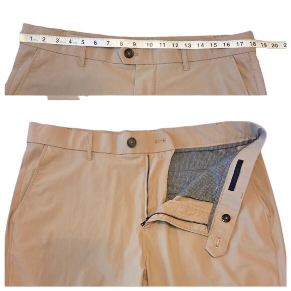 Greyson Montauk Sport Trouser Tailored Fit Performance Pants Riverstone 36x30 - Picture 5 of 11